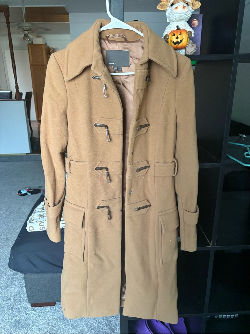 Mexx Camel Toggle Trench Coat